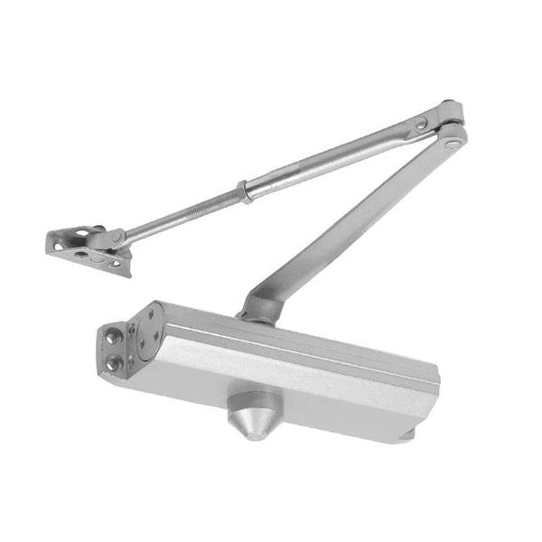 NSP 12544 BC PA AL Grade 3 Surface Applied Door Closer, Size 4, Aluminum