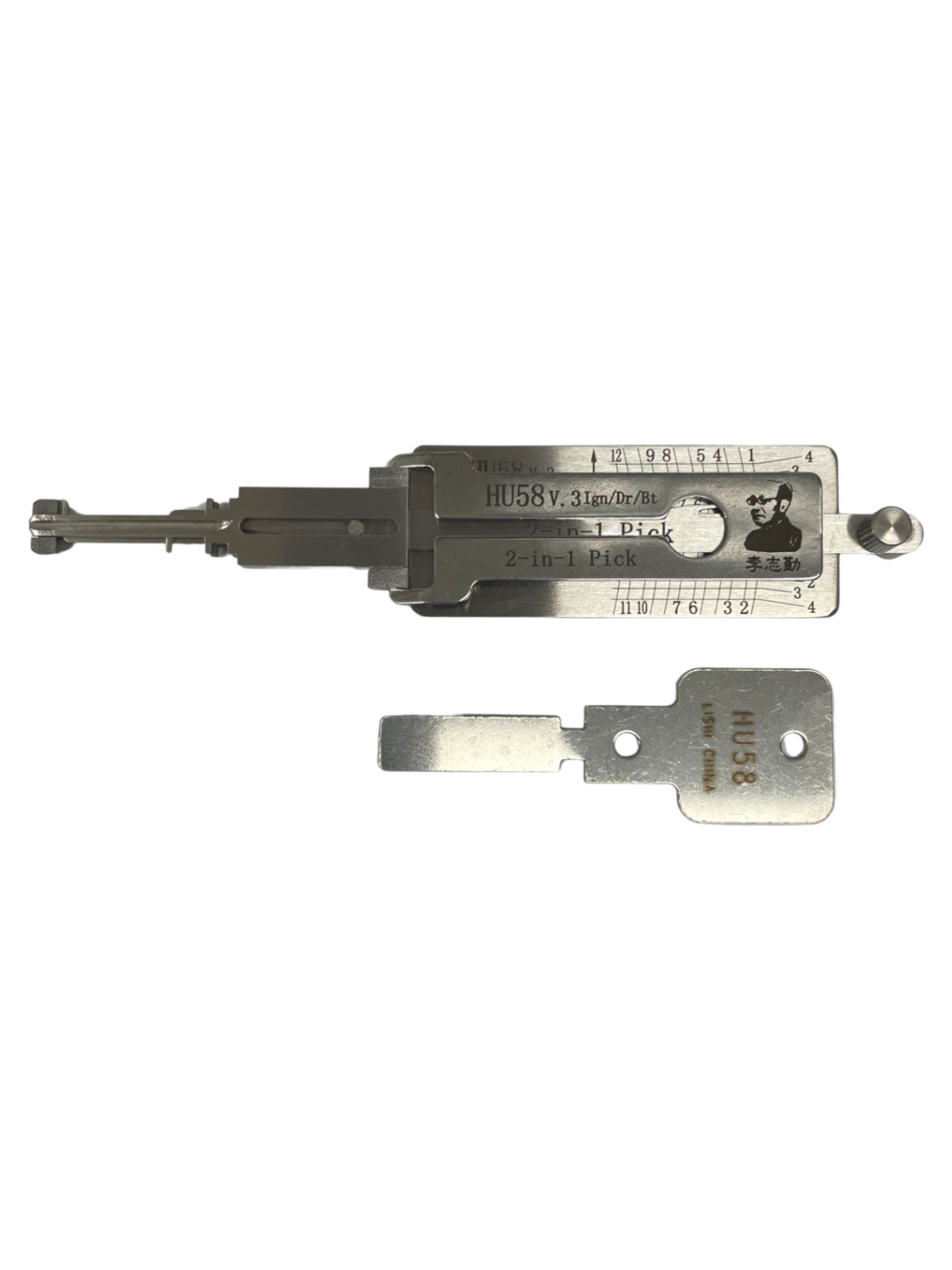 ORIGINAL LISHI - HU58 BMW / 2-in-1 Pick & Decoder / Twin Lifter / AG