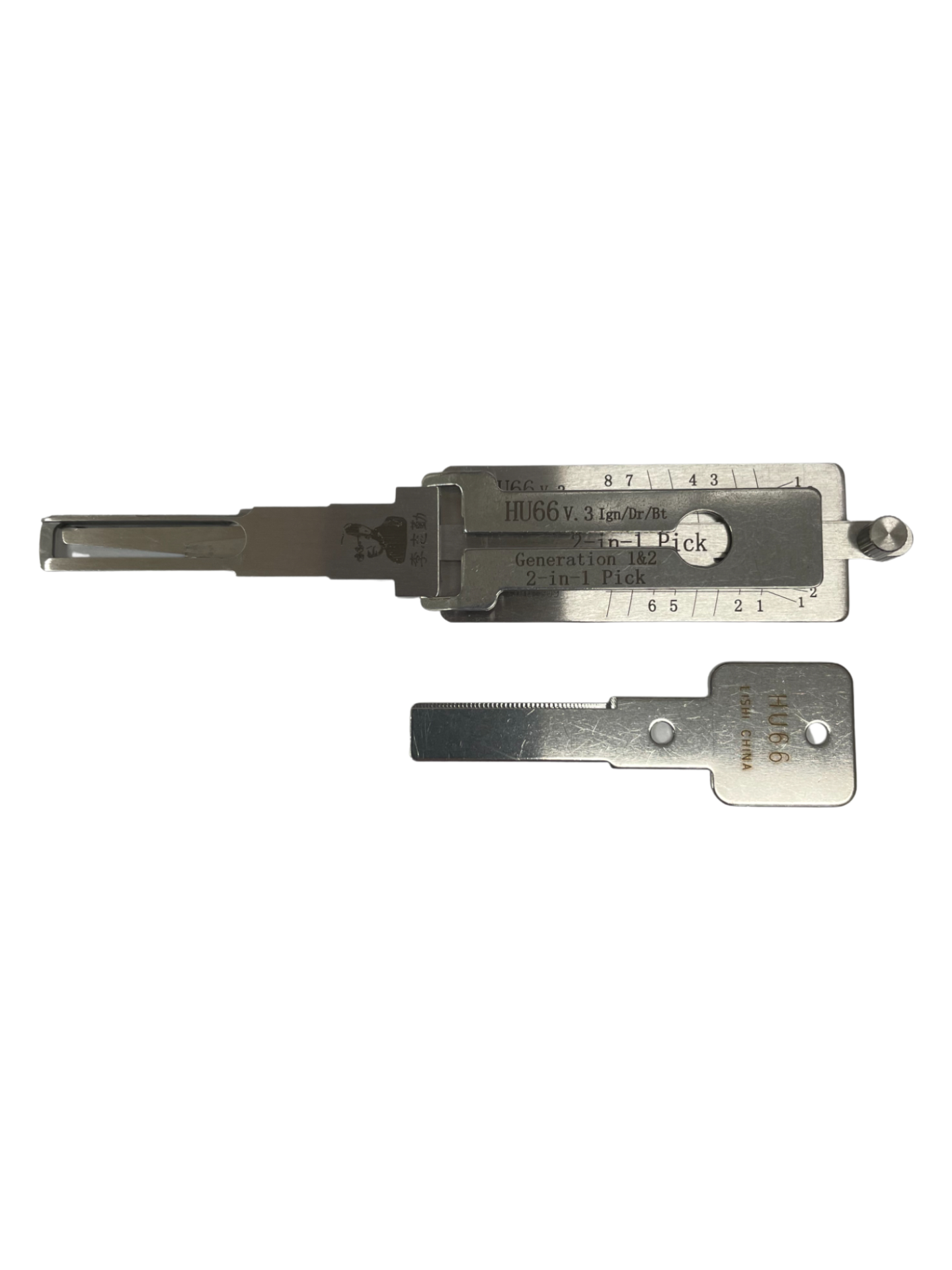 ORIGINAL LISHI - HU66 VW Audi Porsche / 2-in-1 Pick & Decoder / Twin Lifter / AG