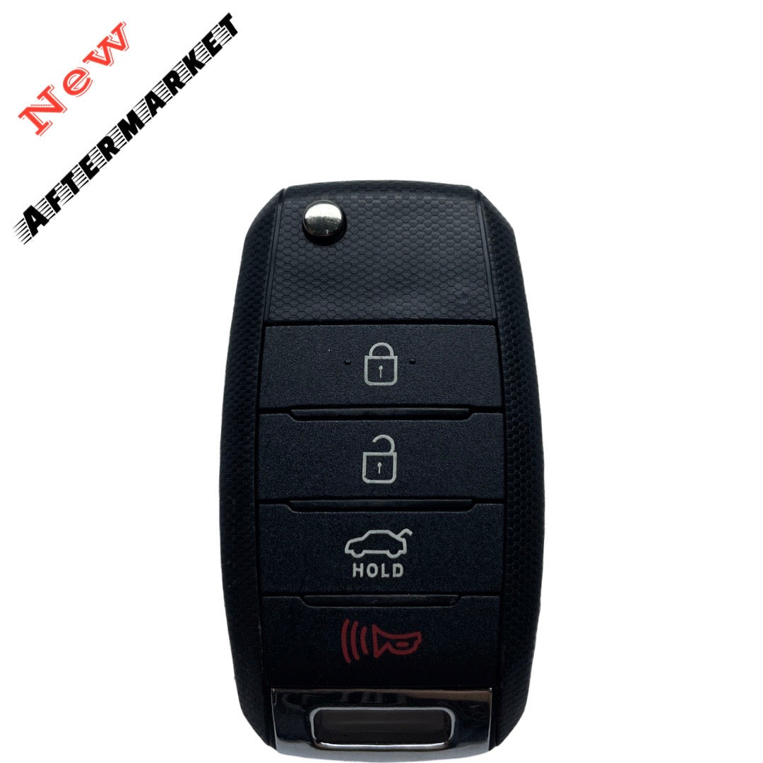 2014-2015 Kia Optima / 4-Button Flip Key / PN: 95430-2T560 / NYODD4TX1306-TFL (AFTERMARKET)