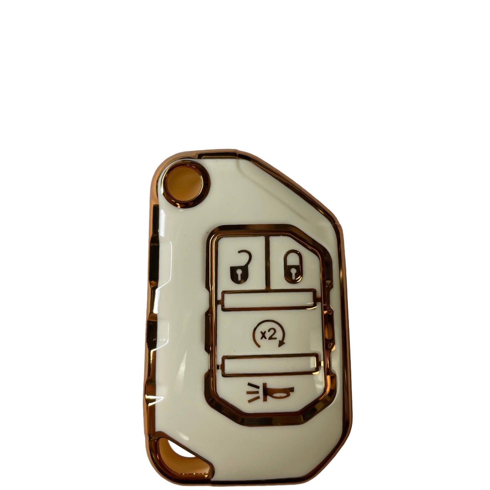 2018-2025 Jeep Wrangler 4-Button Flip Key Cover