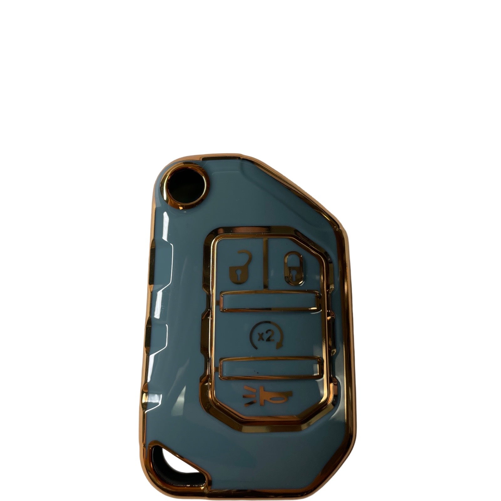 2018-2025 Jeep Wrangler 4-Button Flip Key Cover
