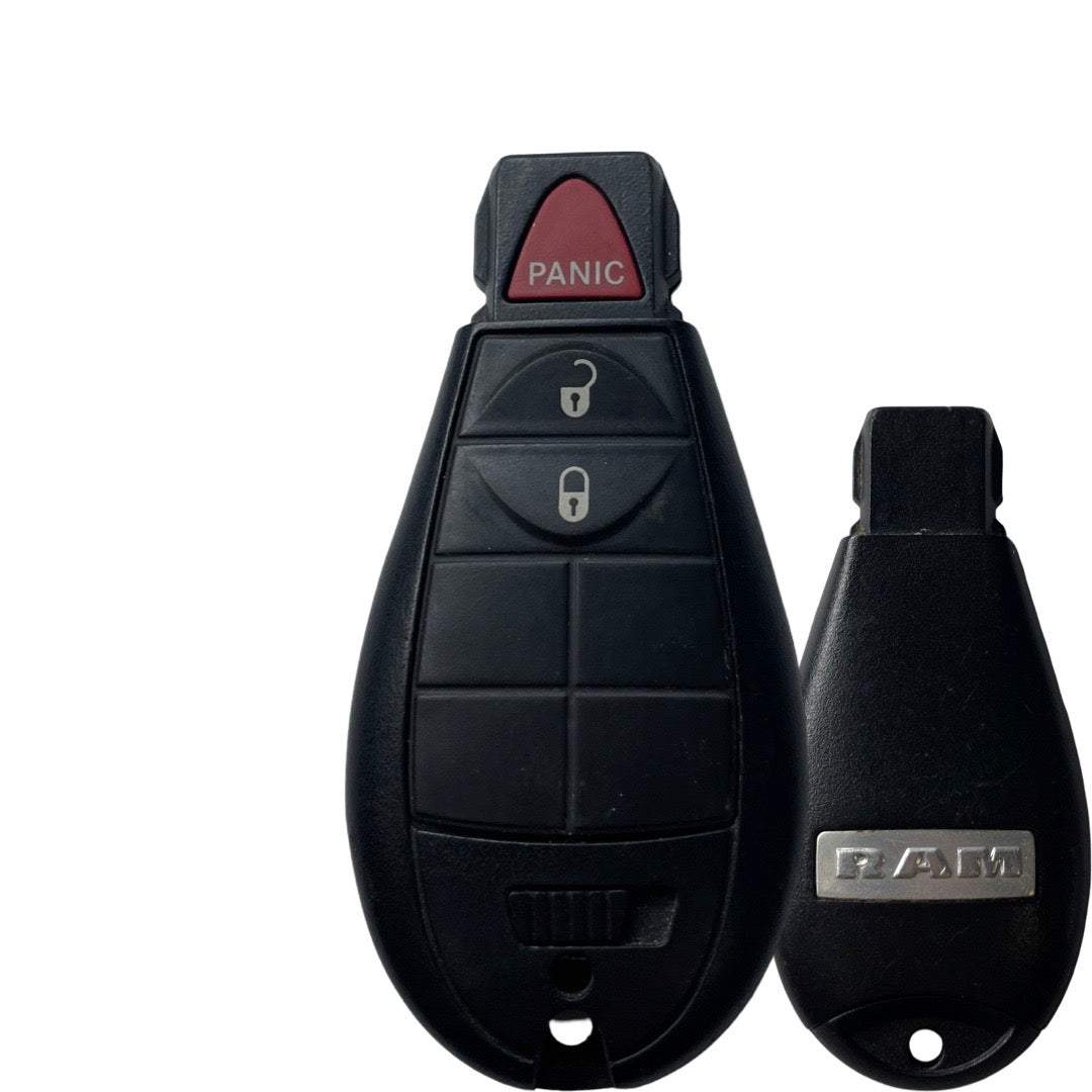 2013-2019 Dodge RAM / 3-Button Remote Fobik Key / PN: 56046953AE / GQ4-53T (OEM Refurb)