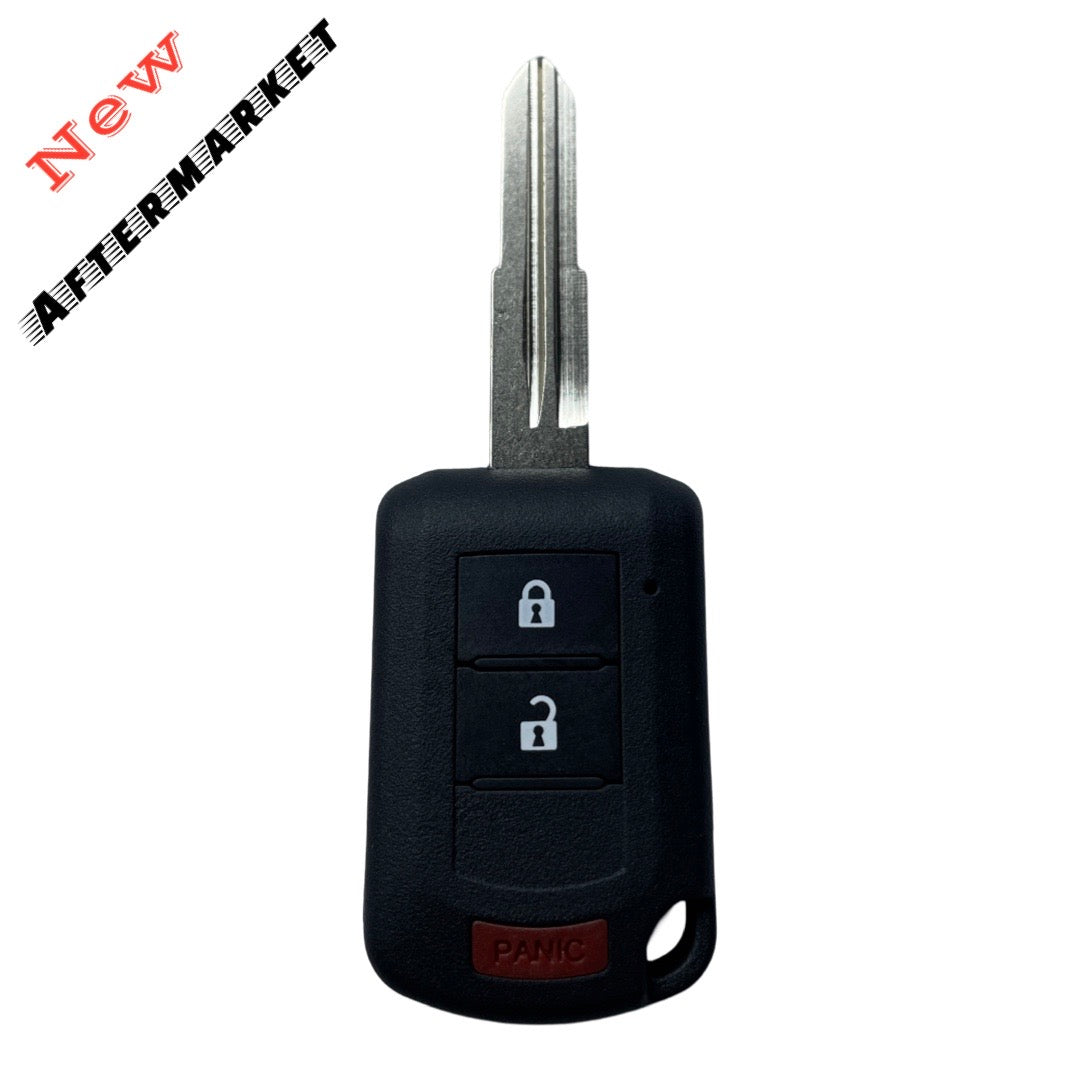2010-2019 Mitsubishi Outlander Lancer / 3-Button Remote Head Key With Shoulder / PN: 6370B944 / OUCJ166N (AFTERMARKET)