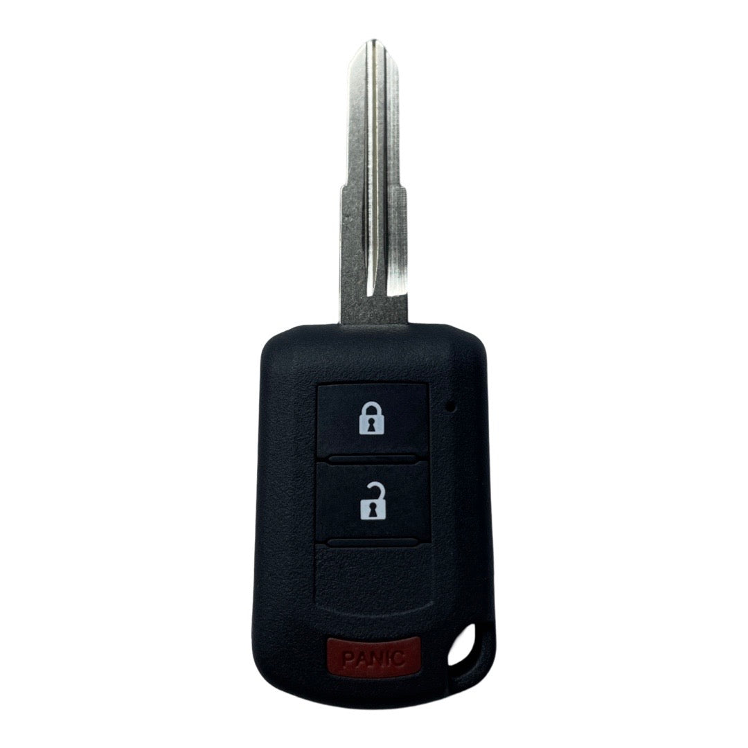 2010-2019 Mitsubishi Outlander Lancer / 3-Button Remote Head Key With Shoulder / PN: 6370B944 / OUCJ166N (AFTERMARKET)