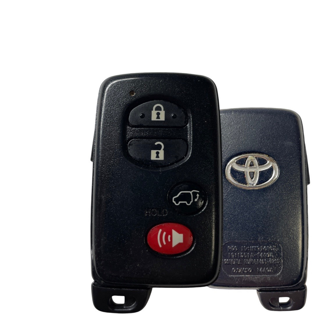 2009-2016 Toyota Venza / 4-Button Smart Key / PN: 89904-0T060 / HYQ14ACX-5290 (OEM REFURBISHED)