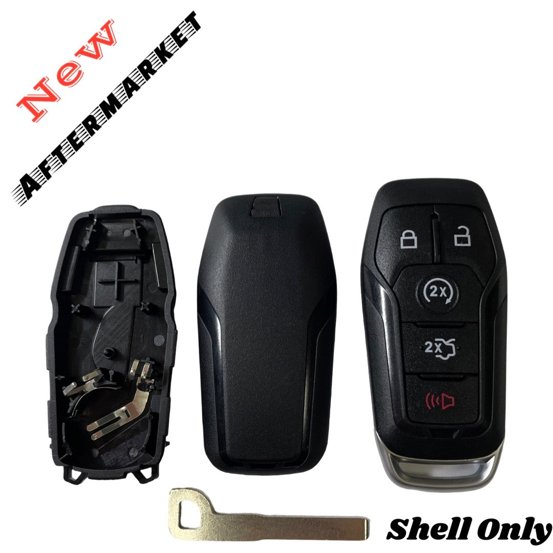 2013-2018 Ford / 5-Button Smart Key SHELL For M3N-A2C31243800, M3N-A2C31243300 (AFTERMARKET)
