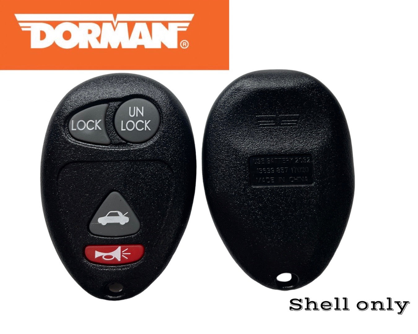 2001-2007 GM 4-Button Keyless Remote Case L2C0007T 13639