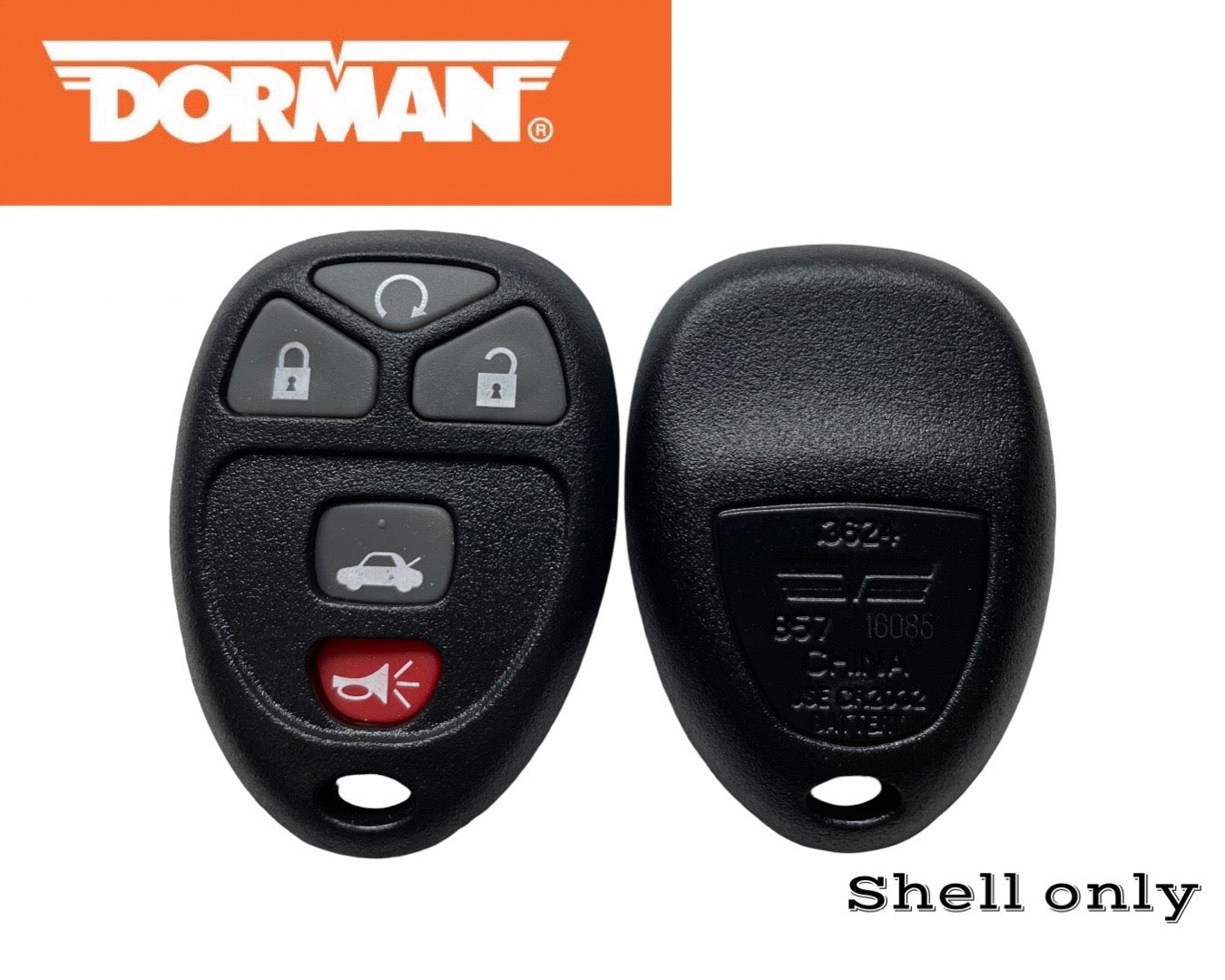 2004-2013 GM 5-Button Keyless Entry Remote Case OUC60270 Dorman 13636