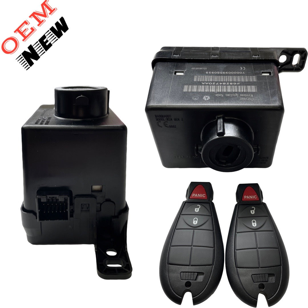 2008-2010 Mopar Fobik 3 Button Ignition NON Remote Start (OEM NEW)
