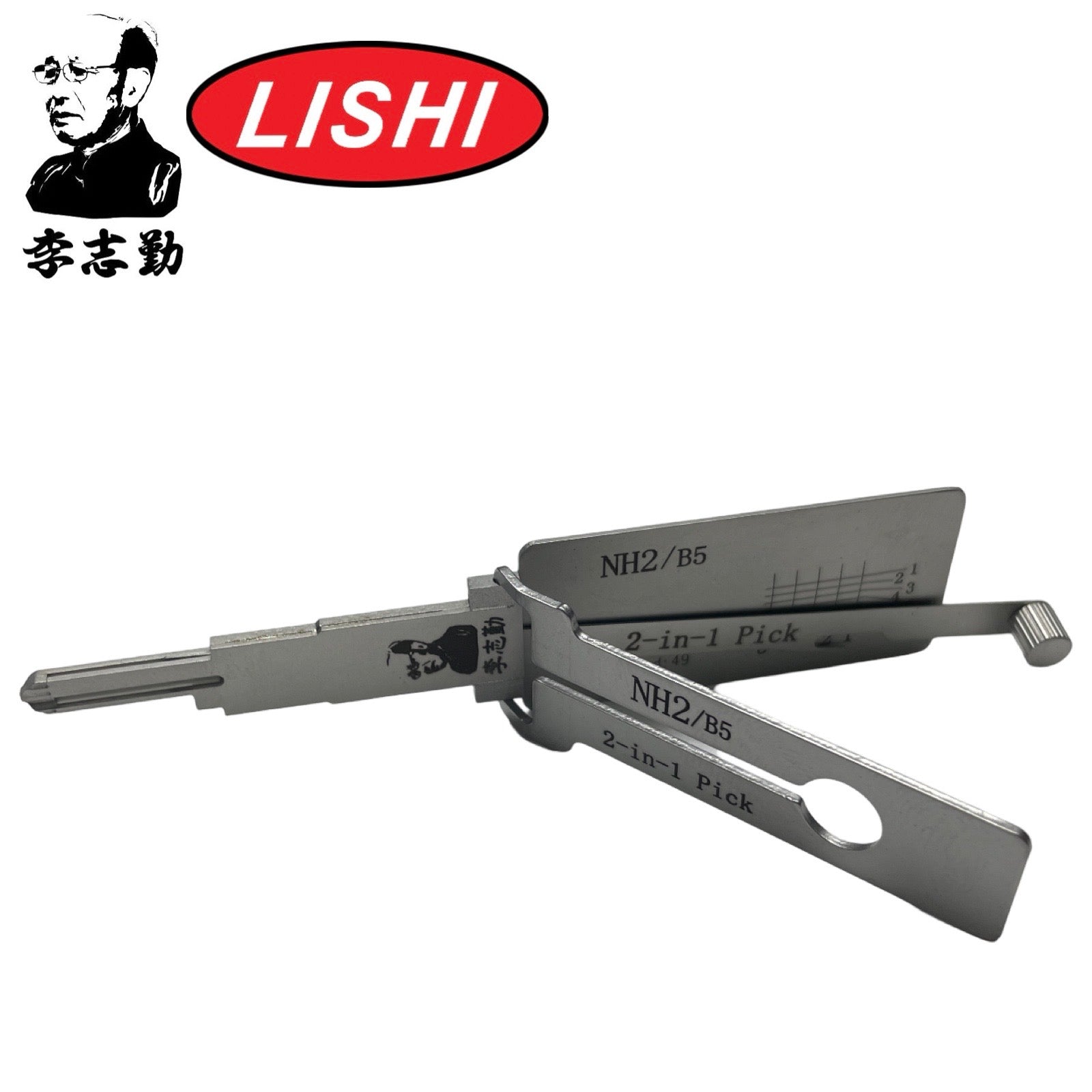 ORIGINAL LISHI - NH2 / IC49 Tool / 2-In-1 / Pick & Decoder - AG