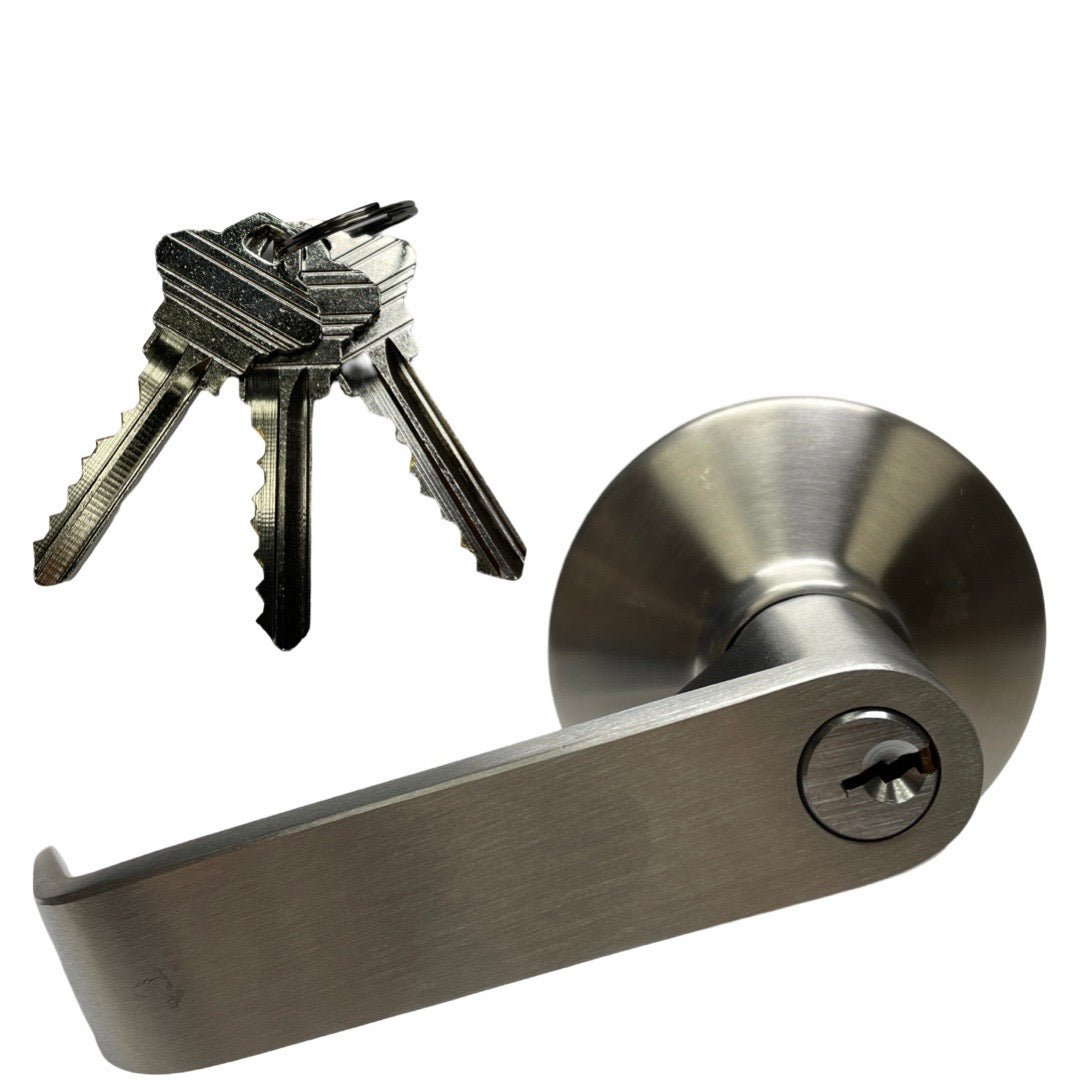 Trim Lever For Push Bar - Grade 2 - Satin Chrome - Storeroom - SC4