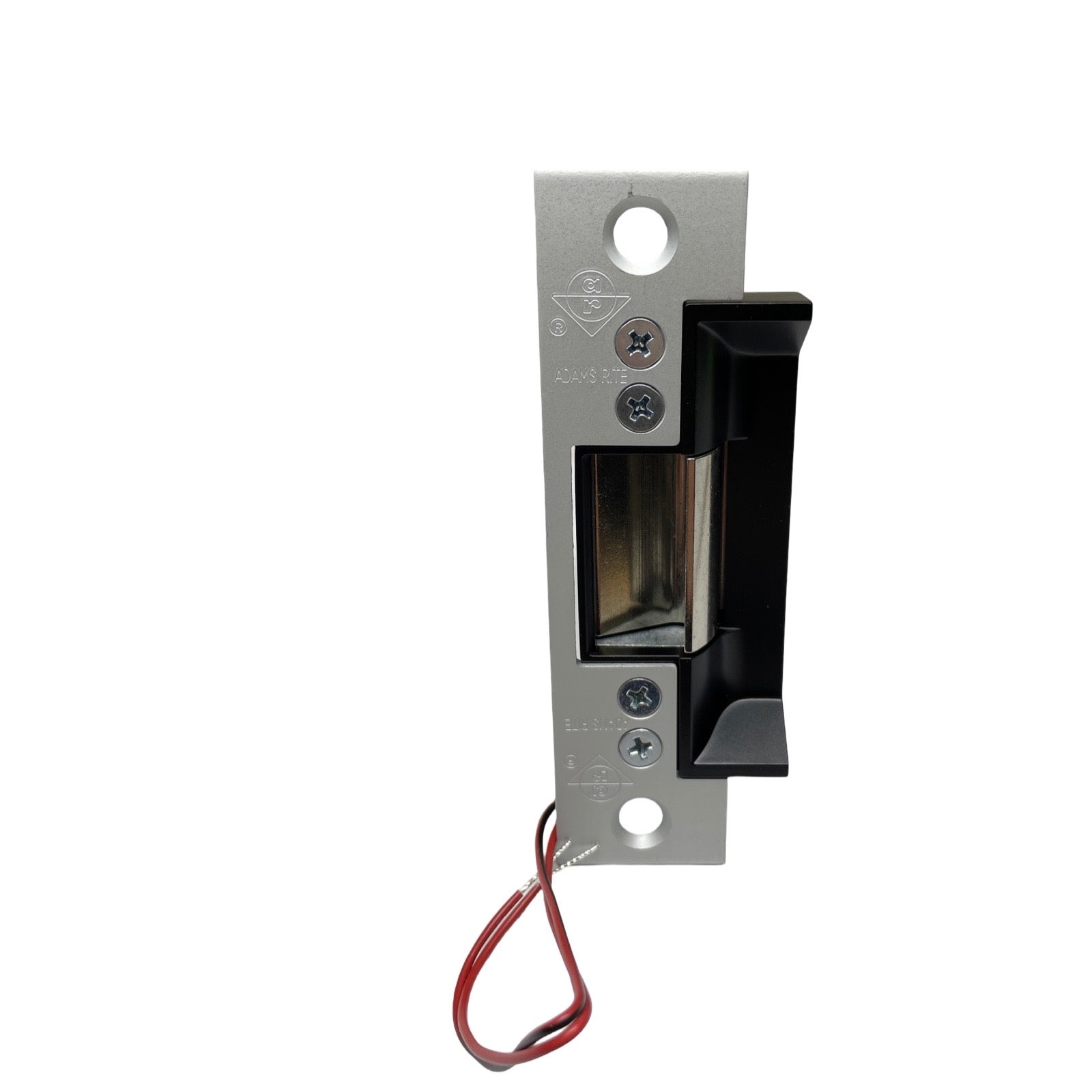 Adams Rite - 7140 - Electric Strike For Adams Rite & Cylindrical Locks - Anodized Aluminum - Fail Secure - 1-1/4" X 4-7/8" Flat Square Plate - 12VDC