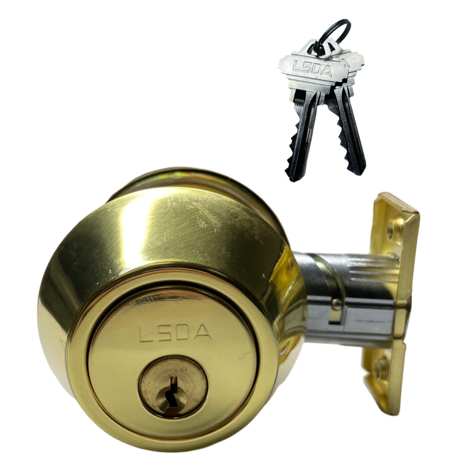 LSDA G3 20 Series Deadbolt Single Cyl. SC1 Adj Stainless Bras