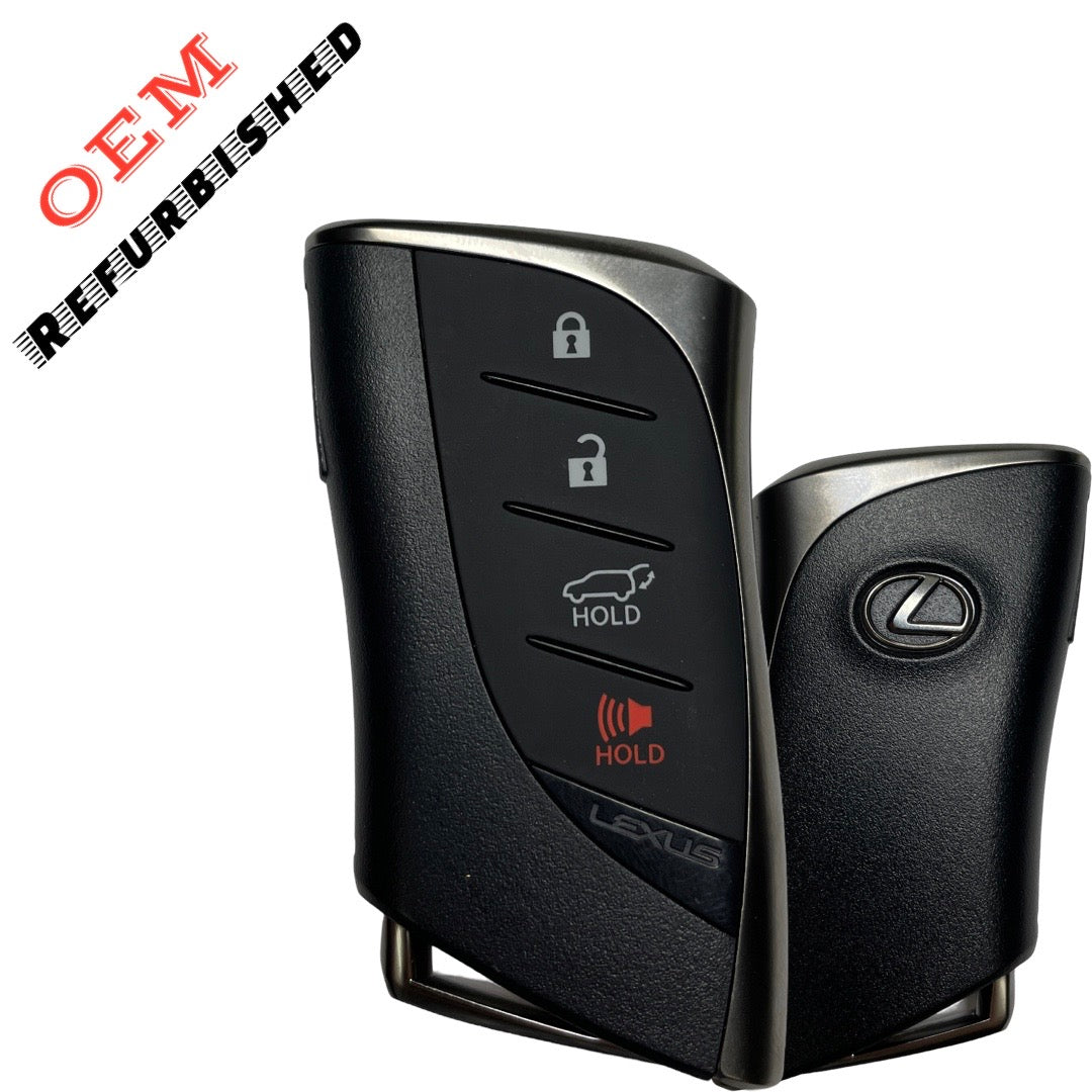 2023-2024 LEXUS NX350H RX350 RX450 / 4-BUTTON SMART KEY / PN: 8990H-0E620 / HYQ14FLC (OEM REFURBISHED)
