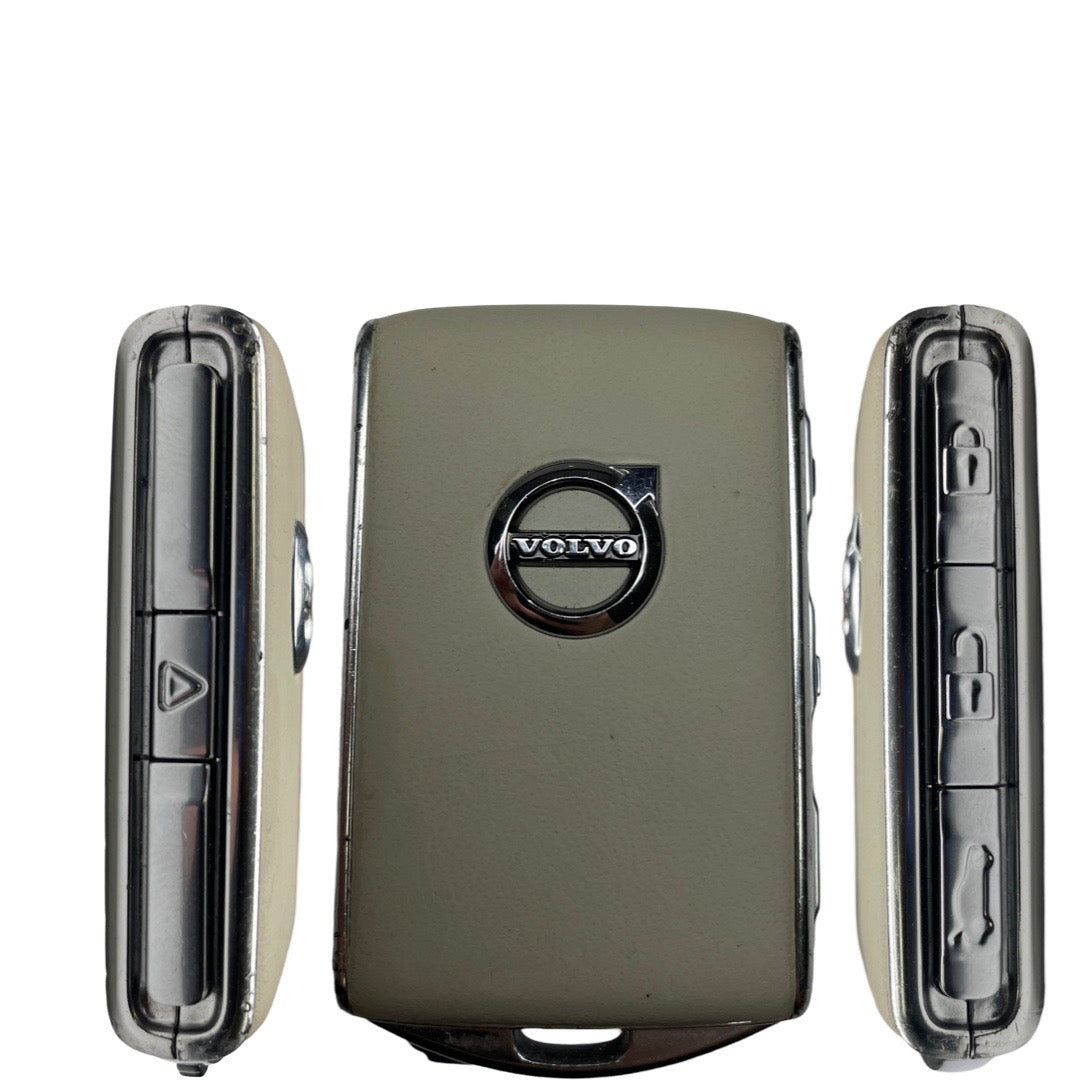 2016-2021 Volvo / 4-Button Smart Key / PN: 32256980 / YGOHUF8423 / 433 Mhz (Chrome Buttons) (OEM Refurbished)