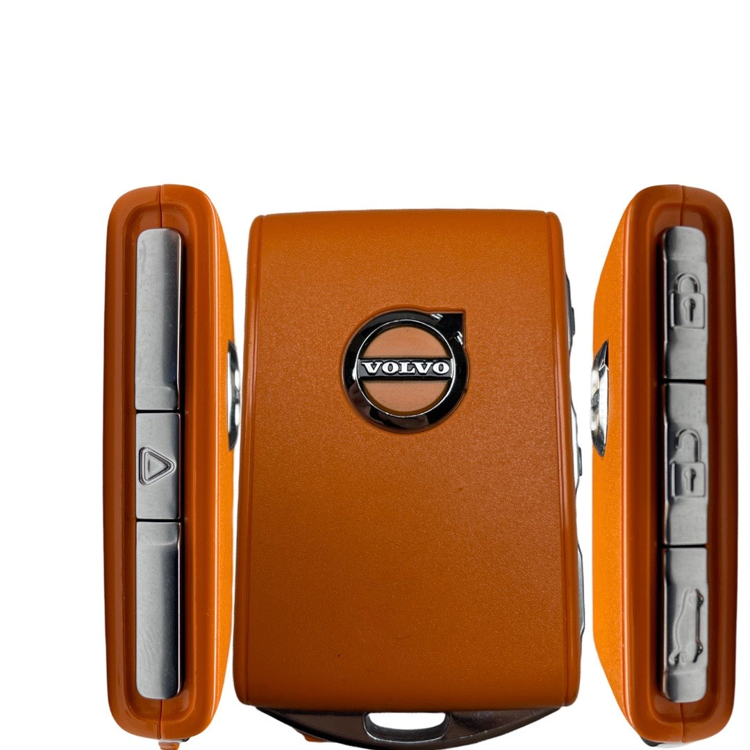 2016-2021 Volvo / 4-Button Smart Key / PN: 32256980 / YGOHUF8423 / 433 Mhz (Chrome Buttons) (OEM Refurbished)