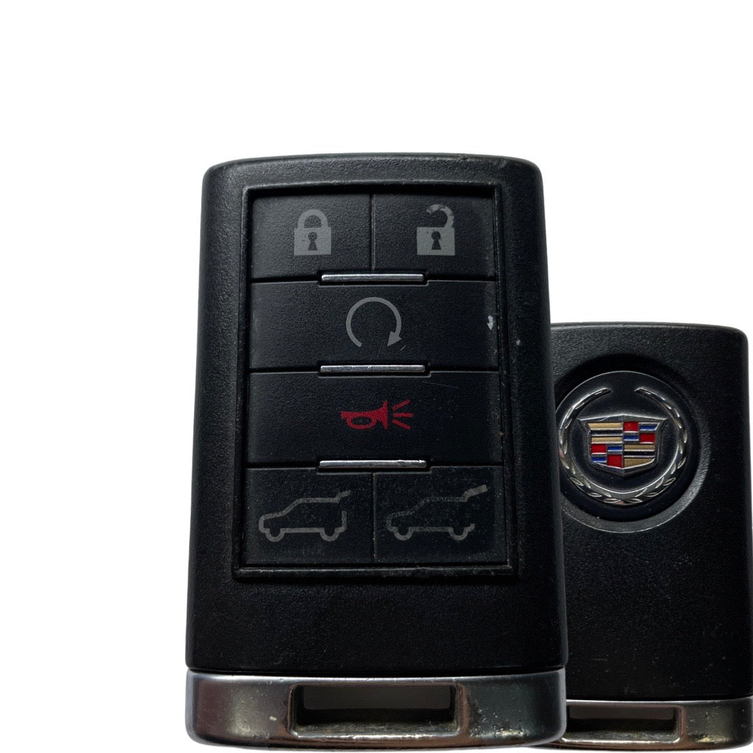 2007-2014 Cadillac Escalade / 6 Button Keyless Entry Remote / PN: 22756466 / OUC6000066 (Driver 1) (OEM Refurb)