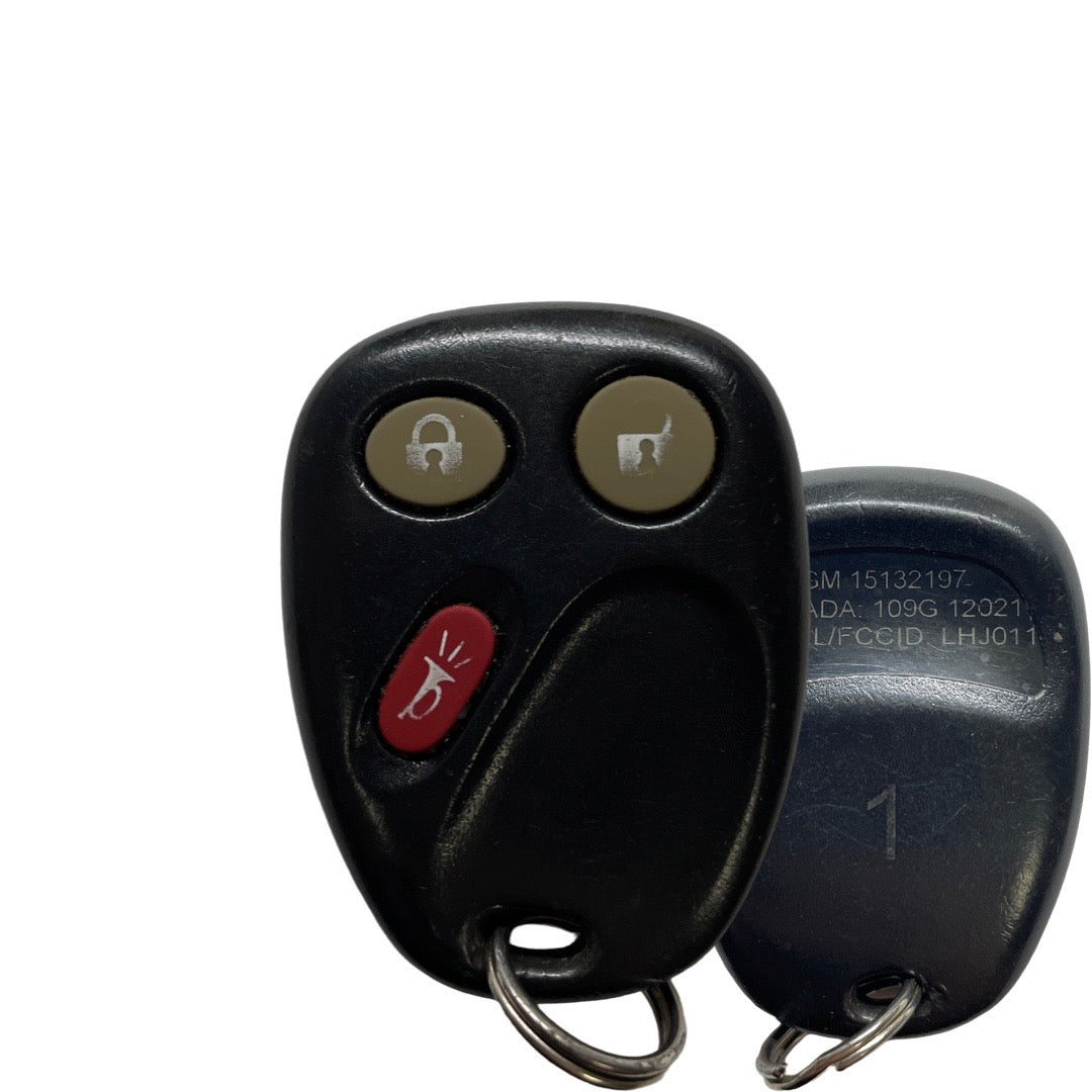 2003-2007 GM / 3-Button Keyless Entry Remote / PN: 21997127 / LHJ011 (Driver1) (OEM Refurb)