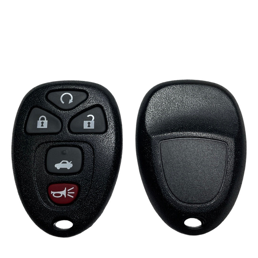 2004 -2013 GM Keyless Entry Remote SHELL for OUC60270 - Black (AFTERMARKET)