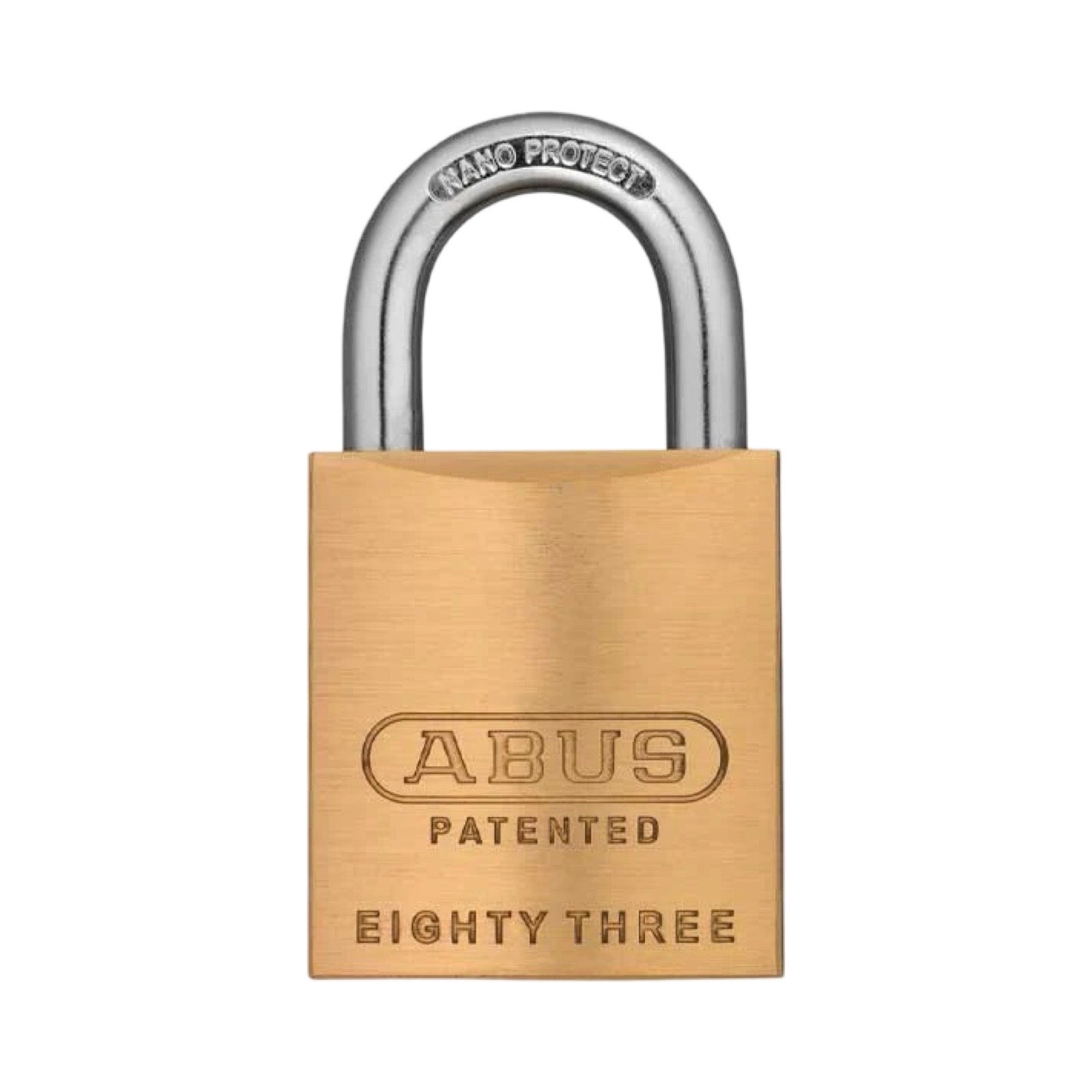 Abus - 83/45 - Premium Loaded Brass Padlock - S2 - Optional Keyways - 5/6 Pin - Rekeyable - 1-53/64" Width