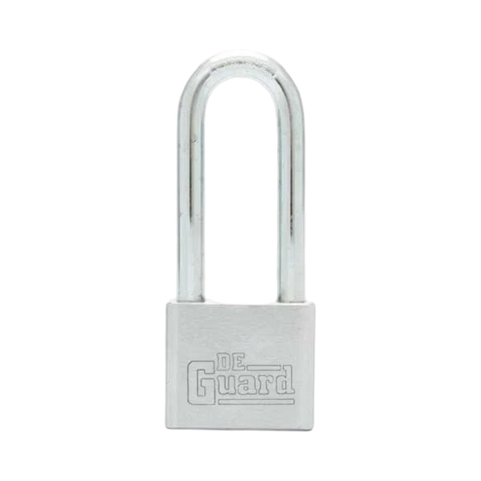 Premium - Nickel Plated Padlock - KW1 Keyway - Long Shackle 2 1/8" - Keyed Alike #2
