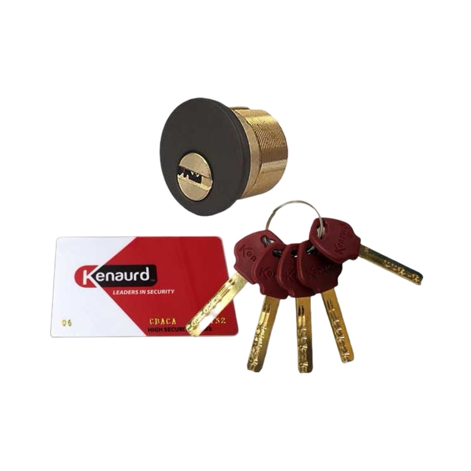 Key Controlled - Mortise Cylinder - 1" - 10B - Oil Rubbed Bronze