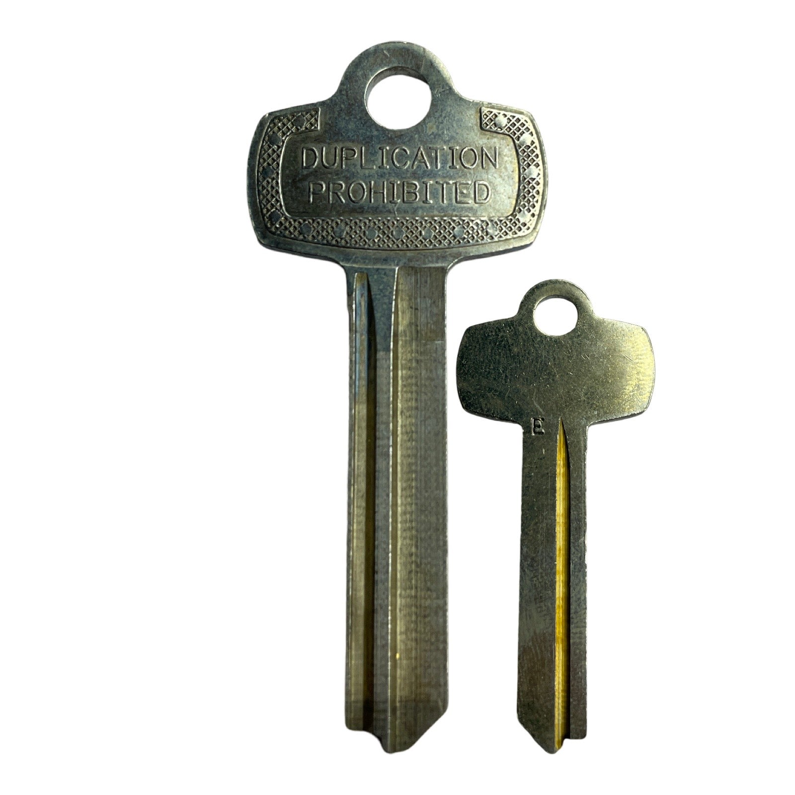 1A1E1 - BEST E Key Blank - 6 or 7 Pin - Dupl Prohib