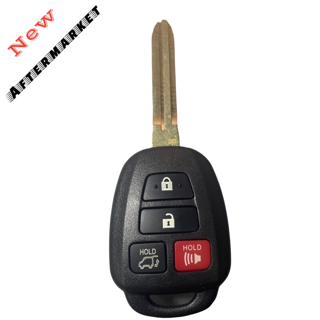 2013-2018 Toyota RAV4 / 4-Button Remote Head Key / PN: 89070-42830 / HYQ12BDM / H Chip (AFTERMARKET)