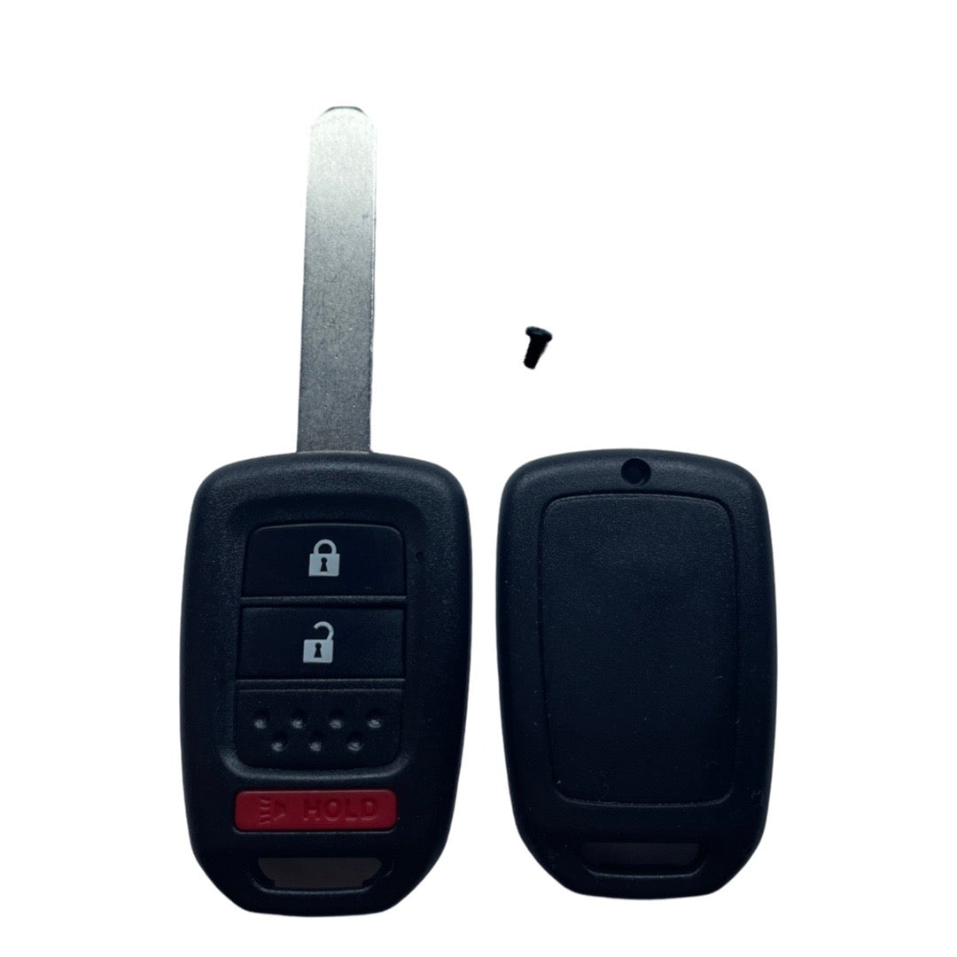 2013-2017 Honda CR-V Crosstour / 3-Button Remote Head Key SHELL / HO-03-PT / MLBHLIK6-1T (AFTERMARKET)