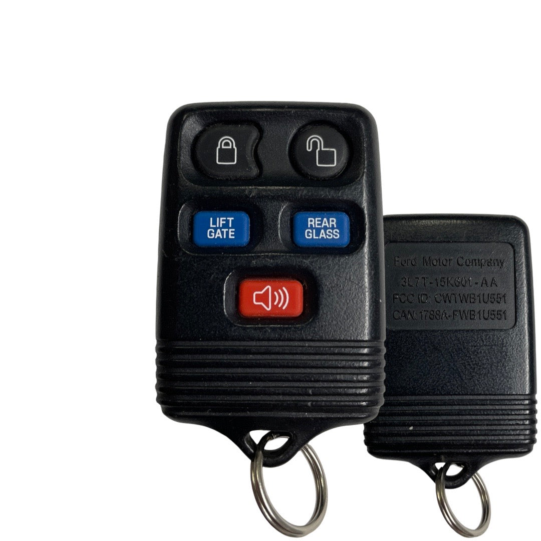 2003-2007 Ford / 5-Button Keyless Entry Remote / PN: 7L1Z-15K601-AA / CWTWB1U551 (OEM REFURBISHED)