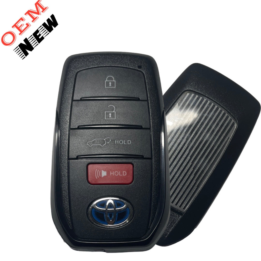 2021-2023 Toyota Venza / 4-Button Smart Key / PN: 8990H-48050 / HYQ14FBX (Blue Hybrid Logo) (OEM NEW)
