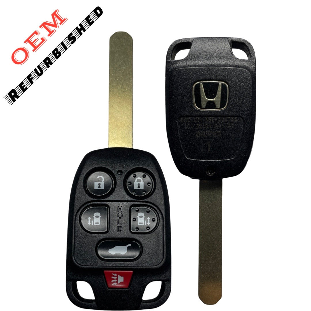 2011-2013 Honda Odyssey / 6-Button Remote Head Key / PN: 35118-TK8-A20 / N5F-A04TAA (DRIVER 1) (OEM Refurb)