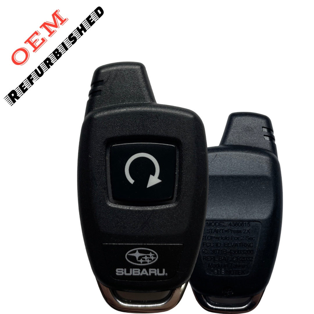 2015-2018 Subaru Remote Starter 1-Button / ELVATRKC (OEM REFURBISHED)