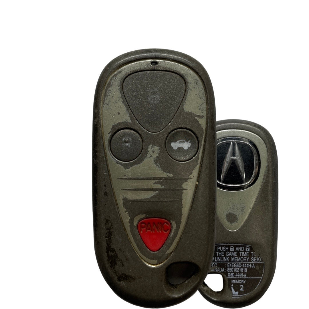 1999-2006 Acura / 4-Button Keyless Entry Remote / PN: 72147-S0K-A13 / E4EG8D-444H-A (OEM Refurb) (Driver2)