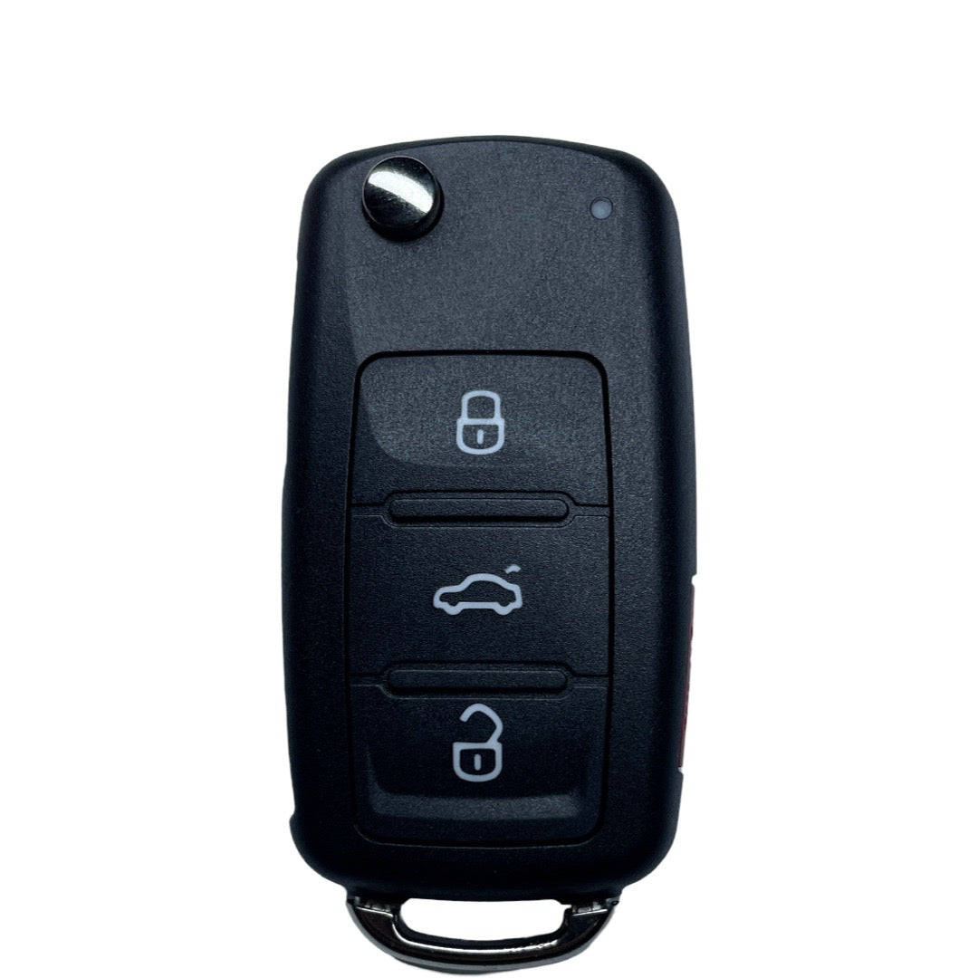 2017-2018 Volkswagen / 4-Button Smart Flip Key / PN: 5KO837202BJ / NBGFS93N / HU66 / MQB / 314 MHz (AFTERMARKET) (PROXIMITY)