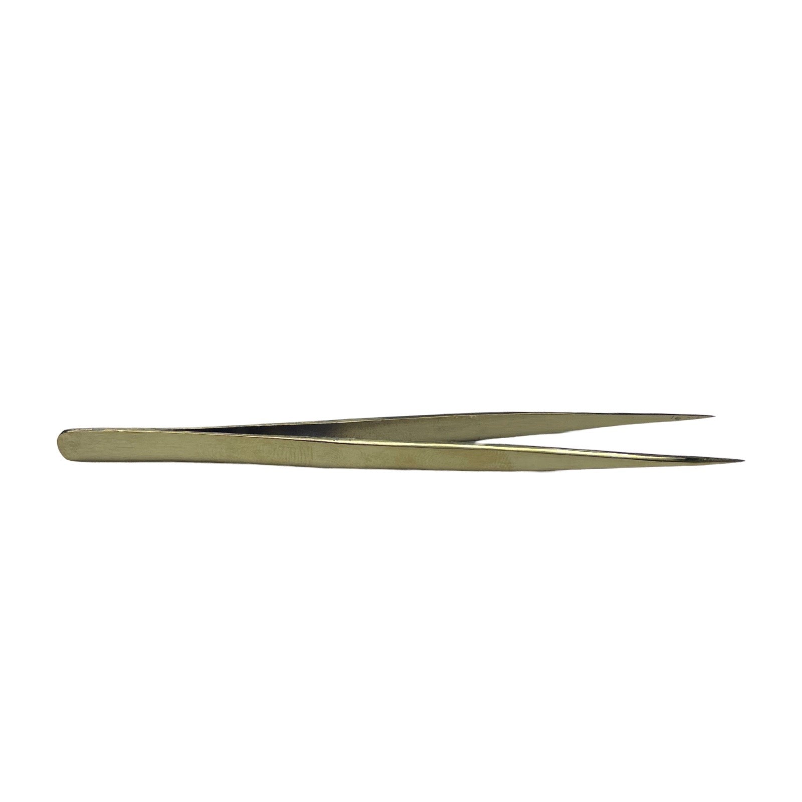 BST-SS-SA Gold Plated Tip Tweezer Precision Tweezers Laid Special Hard Wear-Resistant Stainless Steel Tweezer