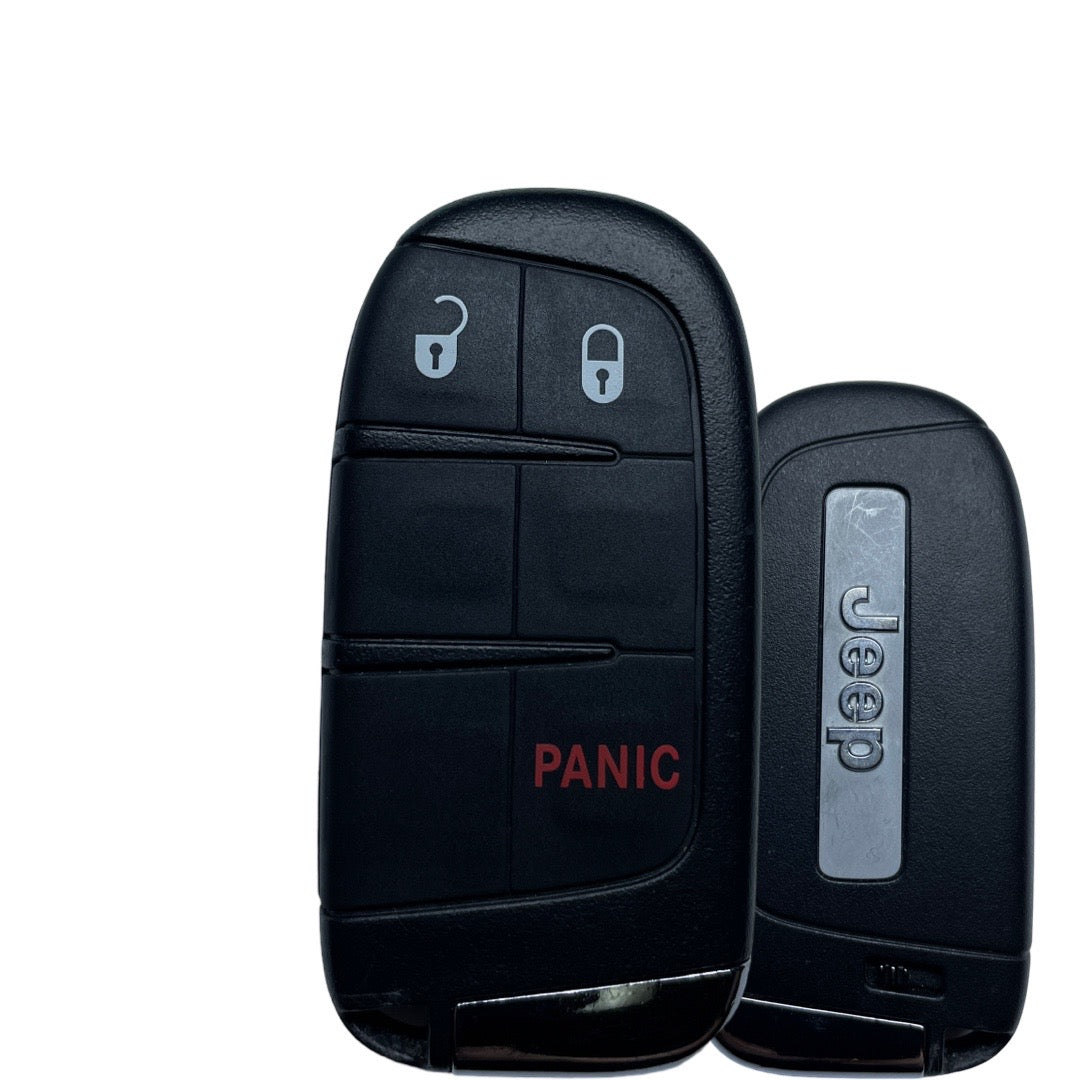 2017-2024 Jeep Compass / 3-Button Smart Key / PN: 68250335AB, 68417820AB / M3N-40821302 (OEM REFURBISHED)