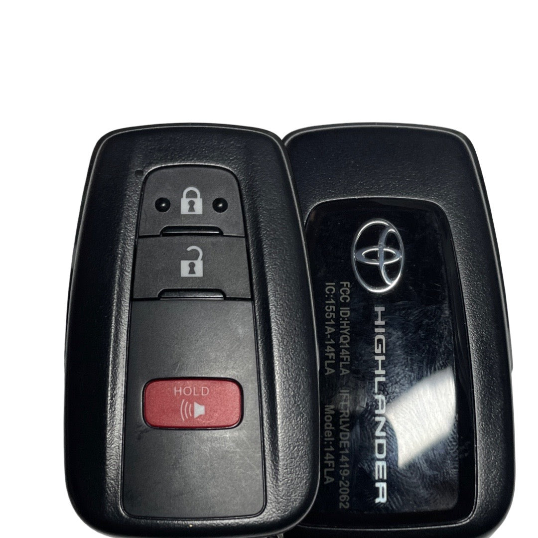2021-2023 Toyota Highlander 3B Smart Key HYQ14FLA (OEM Refurbished Tango Only)