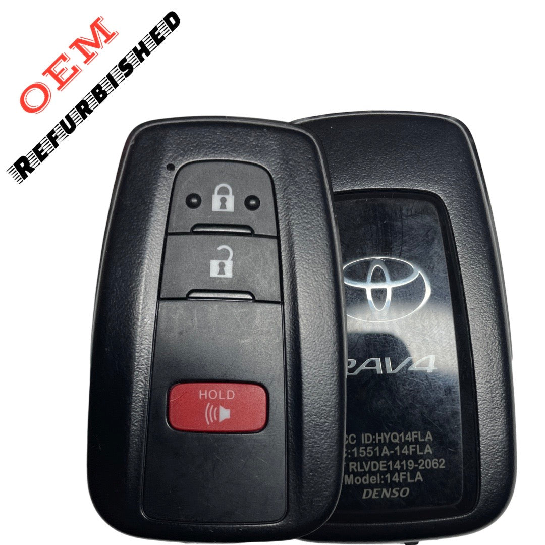 2021-2024 Toyota RAV4 / 3-Button Smart Key / PN: 8990H-0R200 / HYQ14FLA (OEM Refurbished Tango Only)