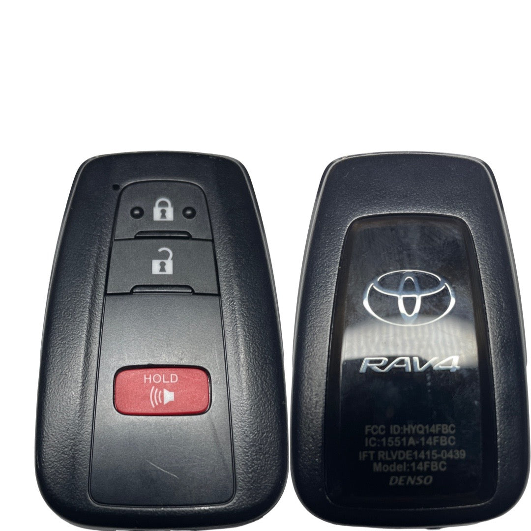 2019-2023 Toyota RAV4 3B Smart Key HYQ14FBC (OEM Refurbished Tango Only)
