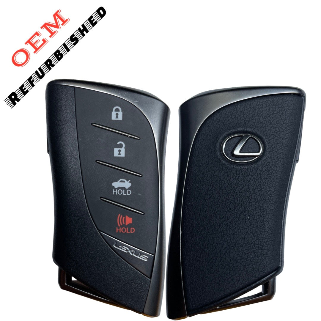 2020-2021 Lexus LC Convertible / 4-Button Smart Key / PN: 89904-11690 / HYQ14FBZ (OEM Refurbished Tango Only)