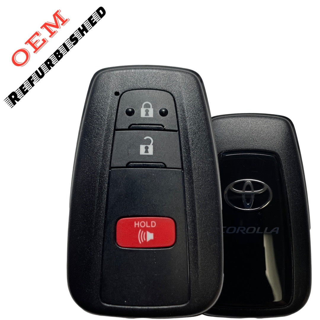 2019-2023 Toyota Corolla Hatchback / 3-Button Smart Key / PN: 8990H-12180 / HYQ14FBN (OEM REFURBISHED)