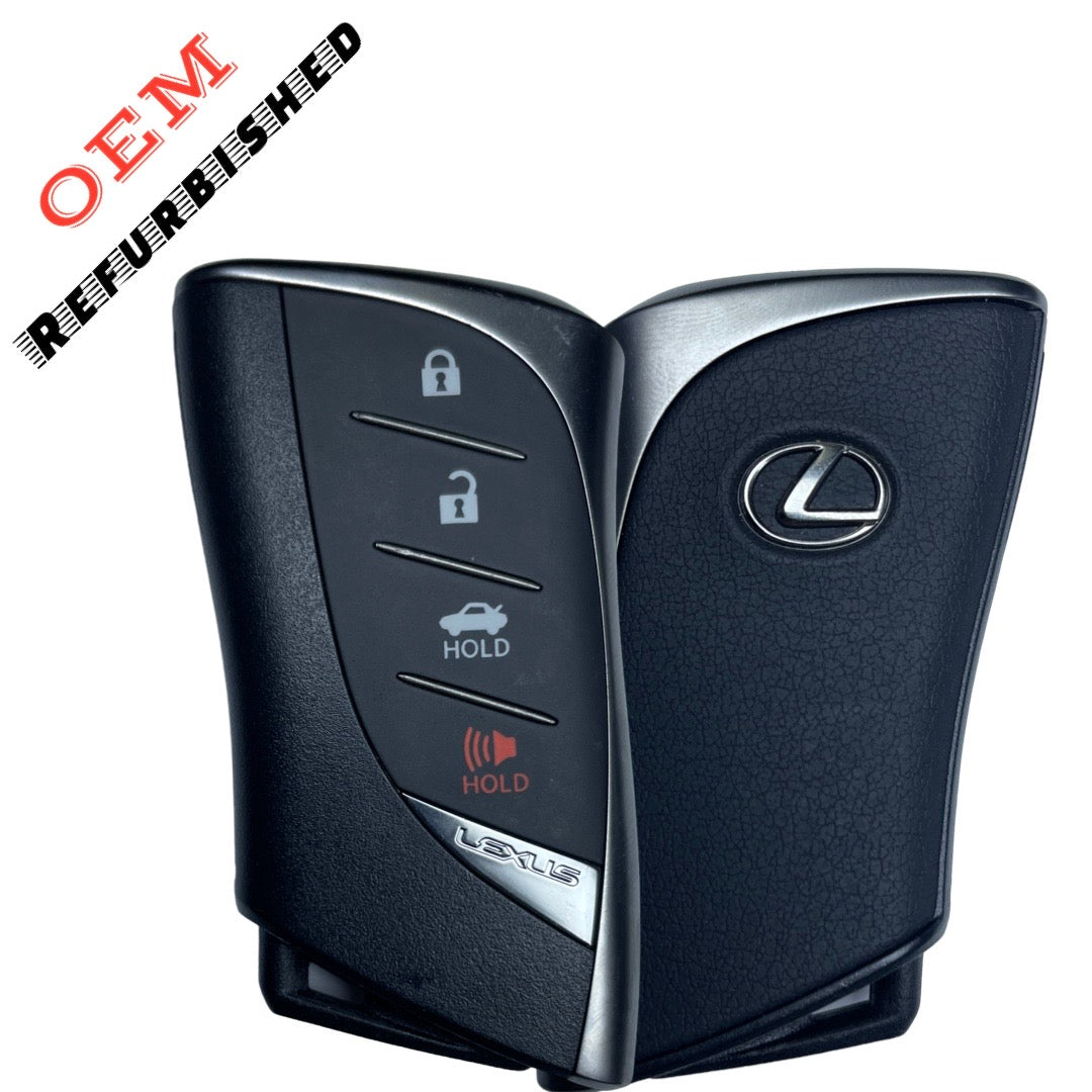 2019-2023 Lexus ES300H ES350 LS500 / 4-Button Smart Key / PN: 8990H-33020 / HYQ14FBF (OEM Refurbished Tango Only)