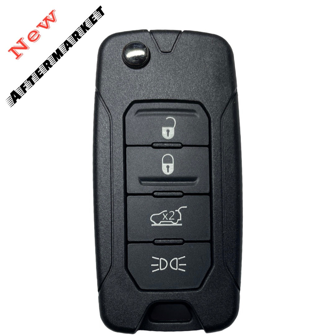 2015 - 2019 Jeep Renegade / Fiat 500X /4-Button Flip Key / 2ADFTFI5AM433TX (Aftermarket)