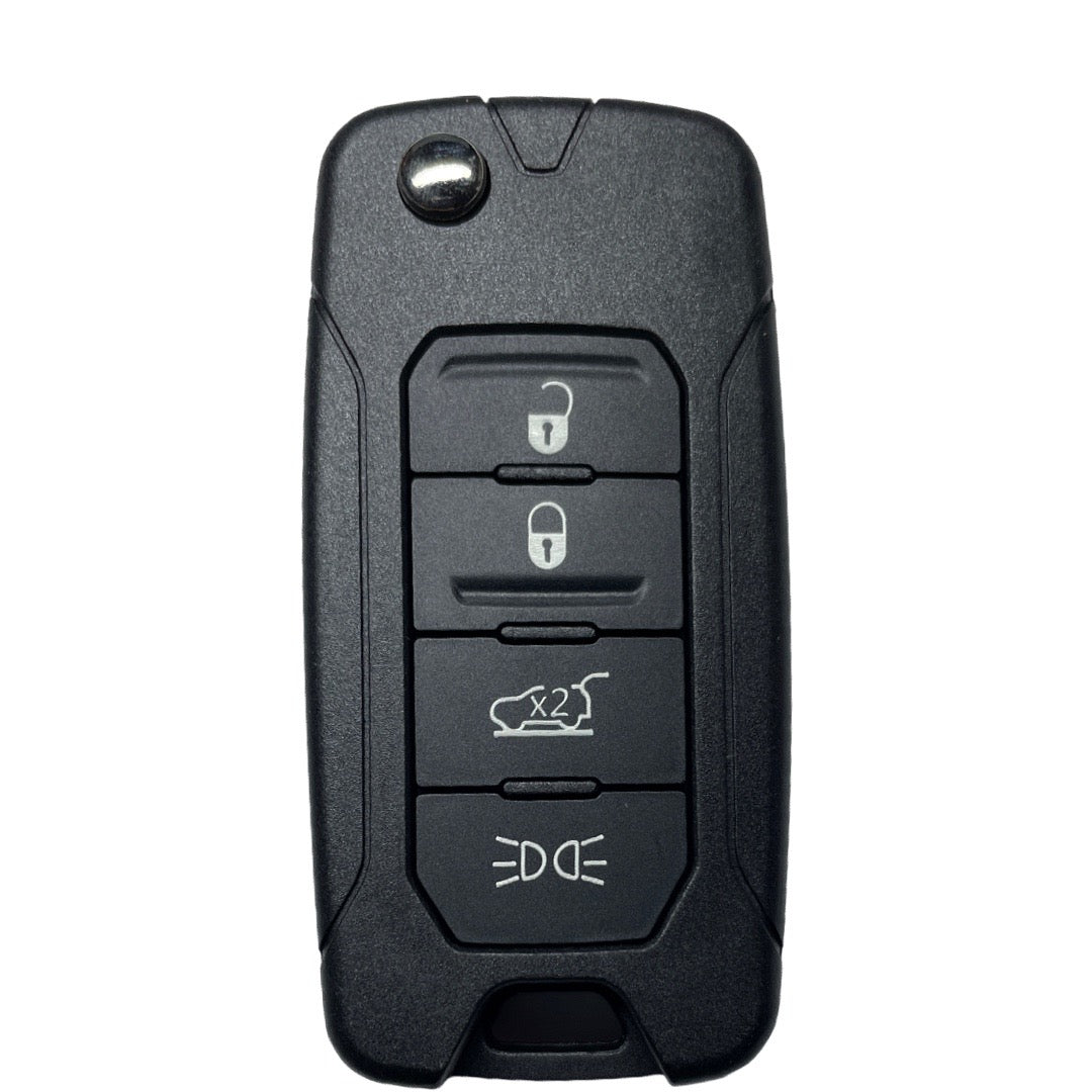 2015 - 2019 Jeep Renegade / Fiat 500X /4-Button Flip Key / 2ADFTFI5AM433TX (Aftermarket)