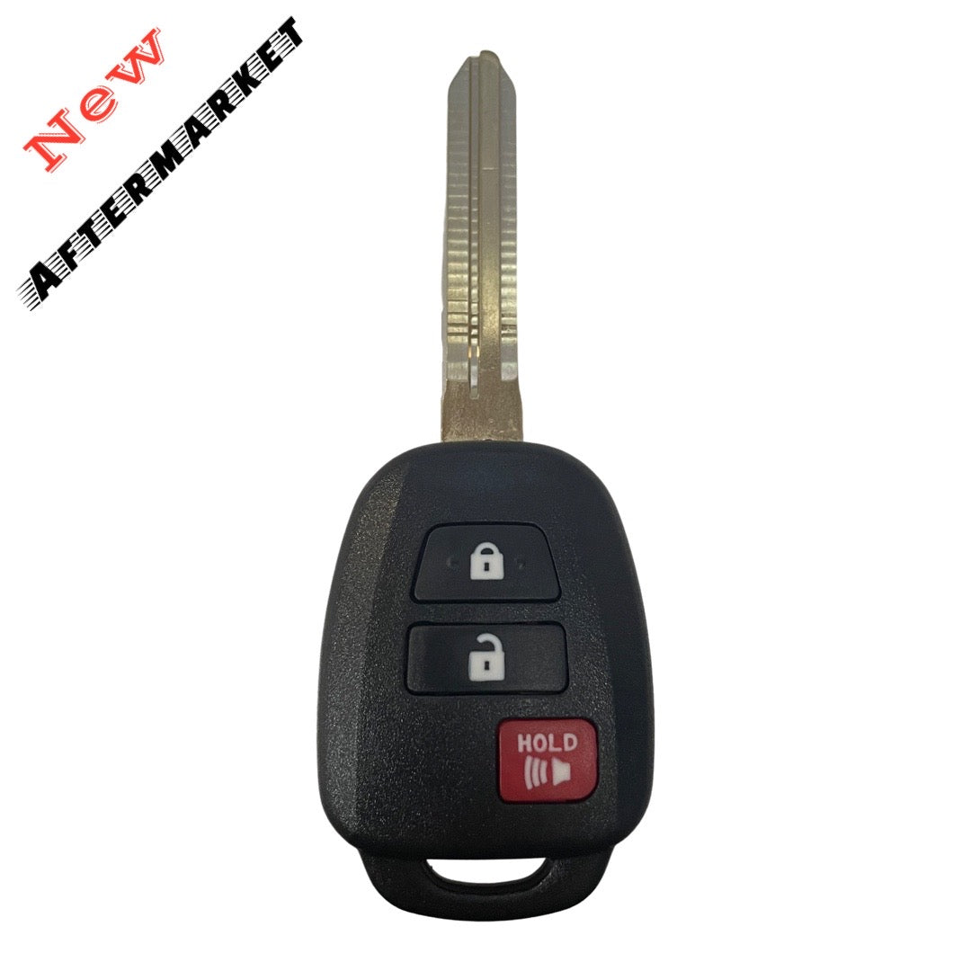 2013-2021 Toyota RAV4 Highlander / 3-Button Remote Head Key / GQ4-52T (H Chip) (AFTERMARKET)