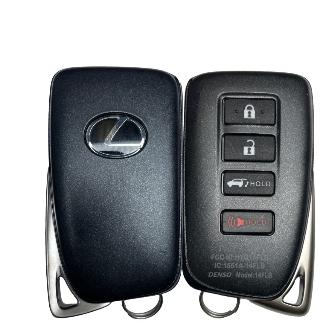 2022 Lexus RX350 / 4-Button Smart Key / PN: 89904-0E180 / HYQ14FLB (OEM REFURBISHED- TANGO ONLY)