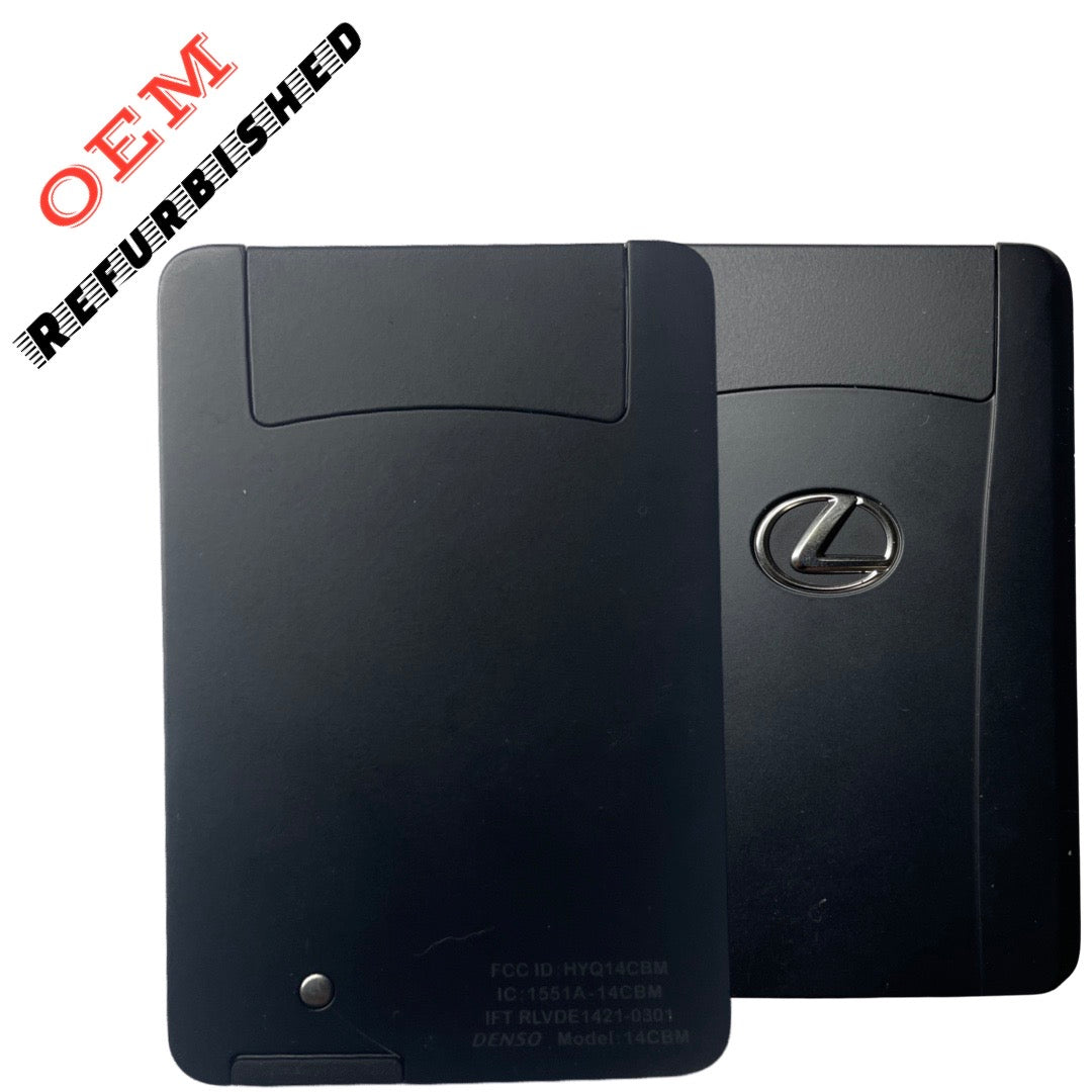2023-2024 LEXUS NX350H RX350 RX450 /Smart Key Wallet Card/ PN: 8990H-F6100 / HYQ14CBM (OEM REFURBISHED-TANGO ONLY)