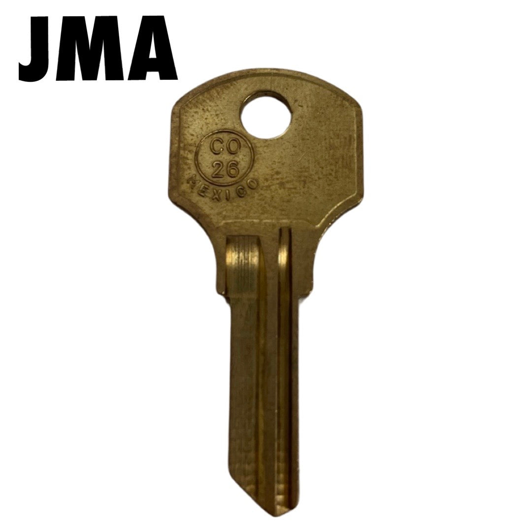 CO26 / 1000V CCL 6-Wafer Cabinet Key - Brass